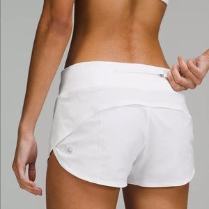 Lululemon shorts, white